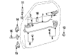 2000 Chevy Prizm Door Check Diagram - 94857469