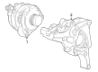 2023 Cadillac Escalade ESV Alternator Bracket Diagram - 12685911