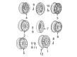 2001 Buick LeSabre Spare Wheel Diagram - 9593285