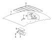 1999 Buick Park Avenue Door Handle Diagram - 12480449