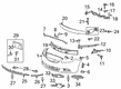 2010 Buick LaCrosse Bumper Diagram - 20979560