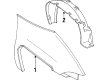 1991 Chevy Lumina APV Fender Splash Shield Diagram - 10210069