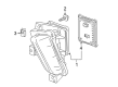 2021 Chevy Camaro Fog Light Diagram - 84341735