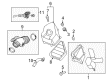 2013 GMC Acadia PCV Valve Hose Diagram - 12648138