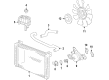 2012 GMC Sierra 3500 HD A/C Condenser Fan Diagram - 25838898