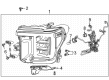 2021 GMC Sierra 2500 HD Headlight Diagram - 85149464