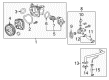 2018 Buick Envision Water Pump Pulley Diagram - 12637140