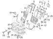 Saturn Astra Seat Cushion Pad Diagram - 94701524