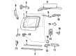 1994 Pontiac Trans Sport Door Striker Diagram - 10281602