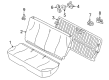 1997 Pontiac Sunfire Seat Cushion Pad Diagram - 22651436