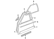 1993 Cadillac 60 Special Door Seal Diagram - 20742936