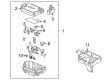 2005 Pontiac Aztek Fuse Box Diagram - 10338237