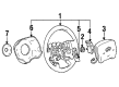 2001 Oldsmobile Aurora A/C Switch Diagram - 12451314