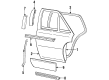 1995 Cadillac Seville Door Seal Diagram - 3535222