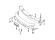 2000 Oldsmobile Bravada Bumper Diagram - 12471889