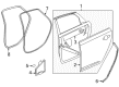 Chevy Impala Weather Strip Diagram - 84234950