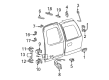 GMC Sierra 2500 HD Tailgate Lift Support Diagram - 15029087