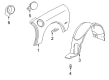 2000 Chevy Corvette Fender Splash Shield Diagram - 10424682