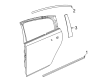 2020 Cadillac CT5 Door Moldings Diagram - 84766774