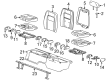 2022 GMC Canyon Seat Cushion Pad Diagram - 23120425