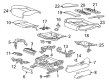 Cadillac CT6 Seat Cushion Pad Diagram - 84068859