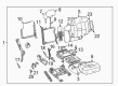 Cadillac Seat Cushion Pad Diagram - 12473282