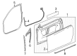 2017 Cadillac ATS Body Mount Hole Plug Diagram - 23349176