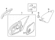 Chevy Caprice Mirror Cover Diagram - 92193907