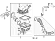 2022 Chevy Colorado Air Intake Coupling Diagram - 84535593