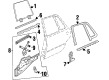 1995 Buick LeSabre Door Seal Diagram - 25558870