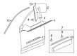 Chevy Traverse Door Moldings Diagram - 84294705