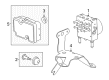 Saturn ABS Control Module Diagram - 25927221