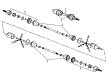 Chevy Cavalier CV Joint Diagram - 26018530