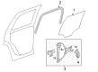 2012 GMC Yukon Weather Strip Diagram - 22803680