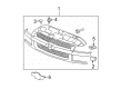 Chevy Avalanche 1500 Emblem Diagram - 12335700