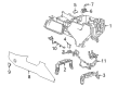 GMC Sierra 2500 HD Center Console Diagram - 85636140