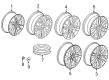 2017 Cadillac XT5 Spare Wheel Diagram - 84520430