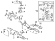 Chevy HHR Parking Brake Cable Diagram - 25836299