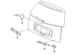 2009 Cadillac SRX Emblem Diagram - 25761283