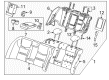 2017 Cadillac ATS Seat Cushion Pad Diagram - 22822634