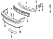 Chevy Cavalier Bumper Diagram - 22588195