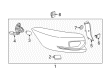 2018 Buick Regal TourX Tail Light Diagram - 39099114