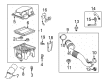 2011 Cadillac SRX Air Filter Box Diagram - 20906486