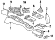 1990 Pontiac Sunbird Shift Linkage Boot Diagram - 22536080