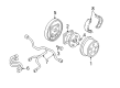 Oldsmobile Silhouette Brake Shoe Diagram - 18030045