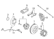 2016 Chevy Silverado 2500 HD Wheel Hub Diagram - 84459700