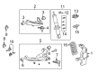 2008 GMC Canyon Ball Joint Diagram - 89040242