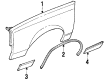 Oldsmobile Cutlass Supreme Door Moldings Diagram - 557892