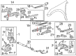 Pontiac Vibe Control Arm Bracket Diagram - 19204727