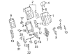 2011 Cadillac DTS Seat Cushion Pad Diagram - 20763098